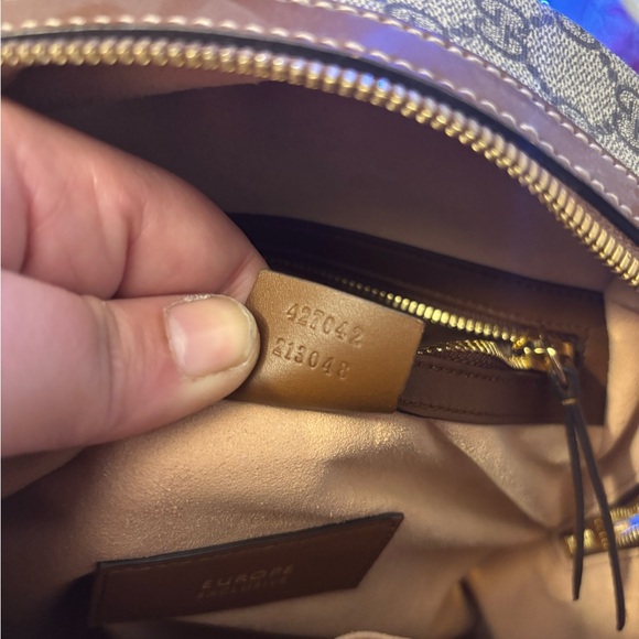 Gucci Beige Floral Embroidered Backpack - Picture 3 of 5